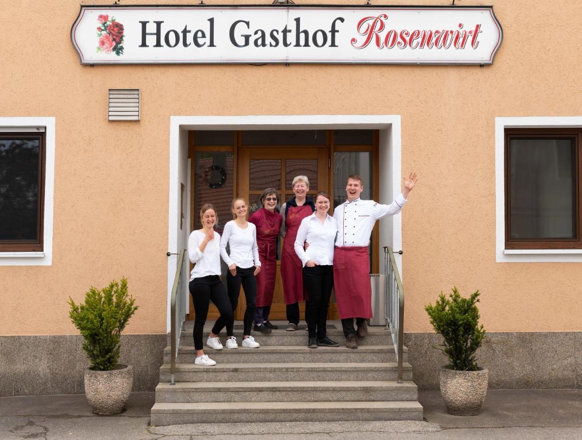Hotel Gasthof Rosenwirt Au in der Hallertau Bagian luar foto