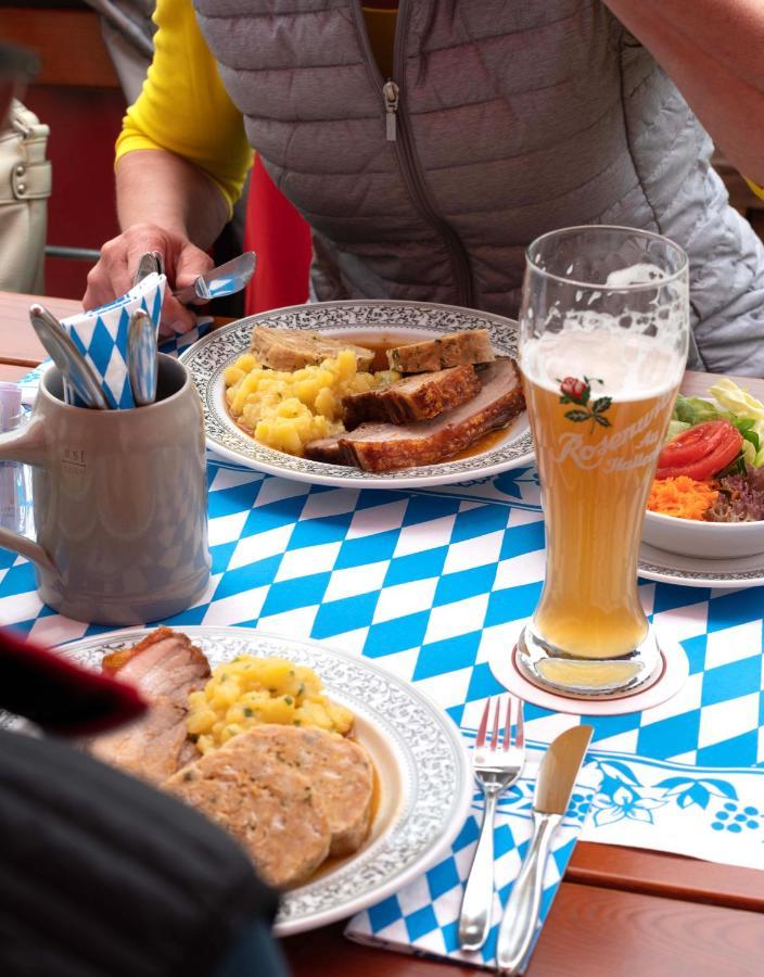 Hotel Gasthof Rosenwirt Au in der Hallertau Bagian luar foto