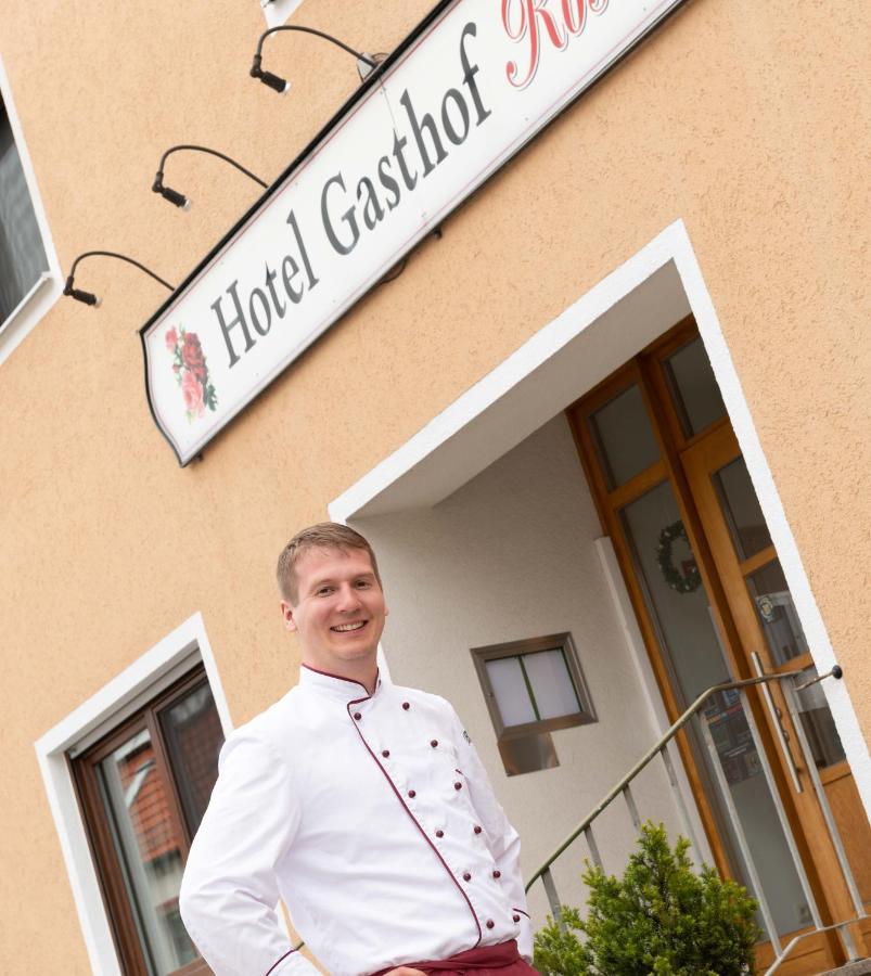 Hotel Gasthof Rosenwirt Au in der Hallertau Bagian luar foto
