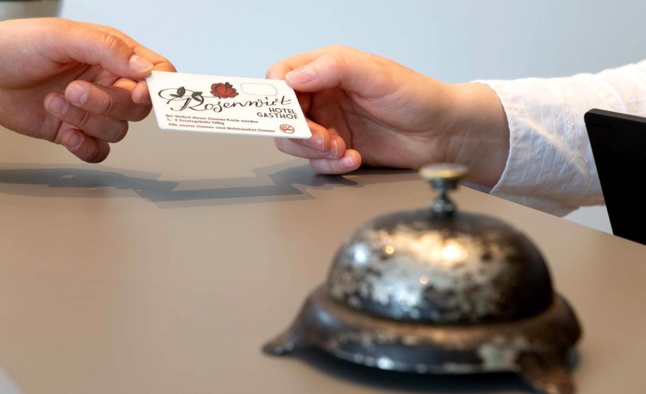 Hotel Gasthof Rosenwirt Au in der Hallertau Bagian luar foto